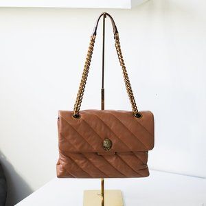 KURT GEIGER SOHO LEATHER SHOULDER BAG